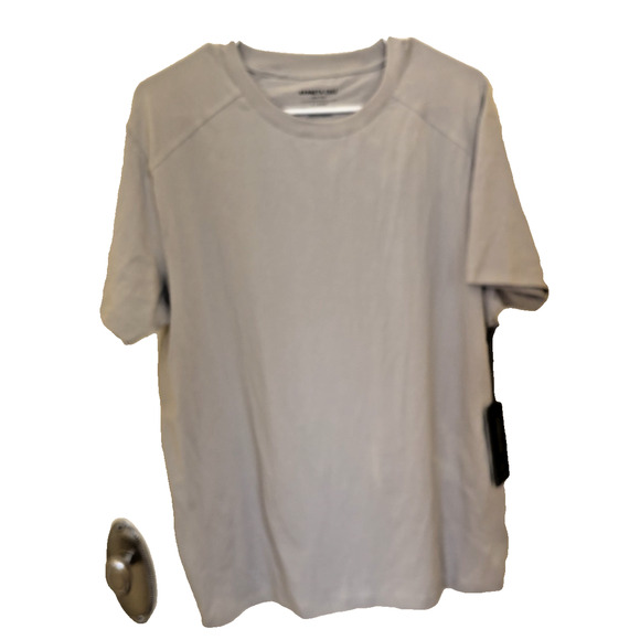 Kenneth Cole Men's Mobility Knit Crew Neck Shirt Slim Fit Lightweight Stretch XL - Picture 1 of 3